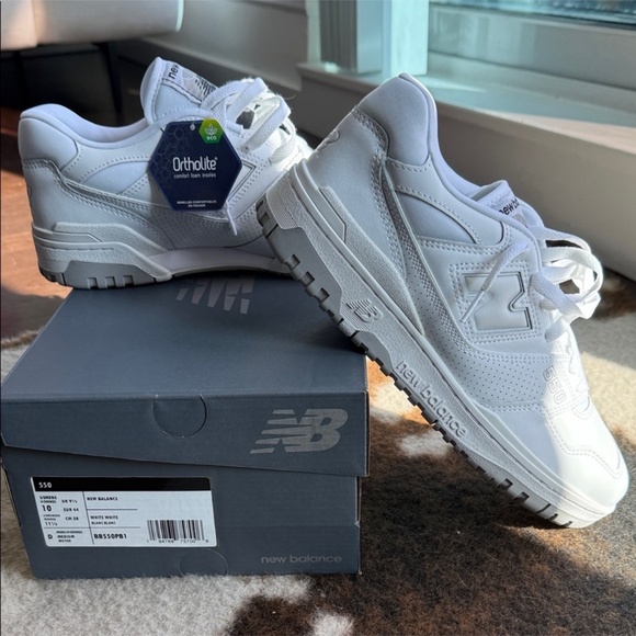 New Balance 550 brand new sneakers, USA size 10 , man stunning leather sneakers - Picture 2 of 8